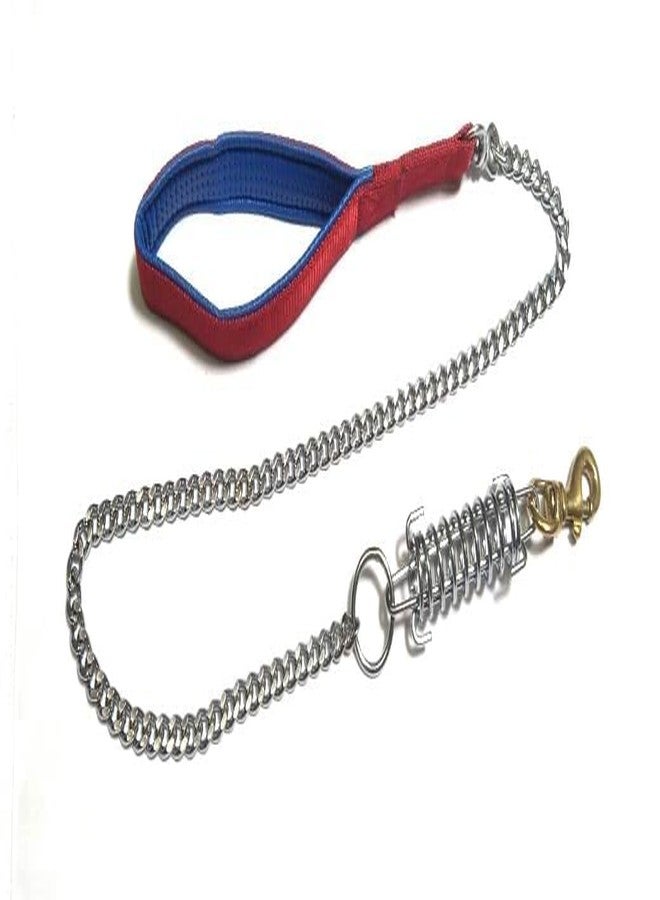 D&C PAWS Heavy Duty Dog Leash - Metal Dog Leash 50-55 cm Dog Chain with Padded Handle with Heavy Metal Spring Chain for Medium and Large Size Dog.(Multicolor) - Image 4